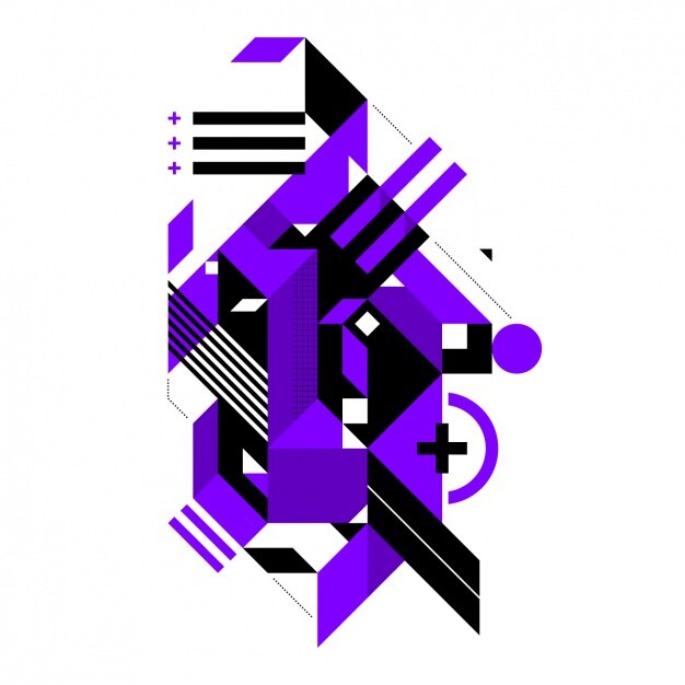 Fondo con forma abstracta