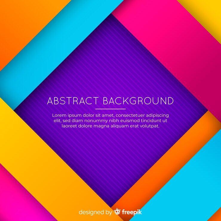 Vector gratuito fondo de forma abstractamente colorido