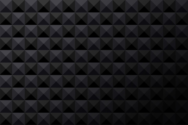 fondo de forma geométrica negra abstracta para la textura de la pared