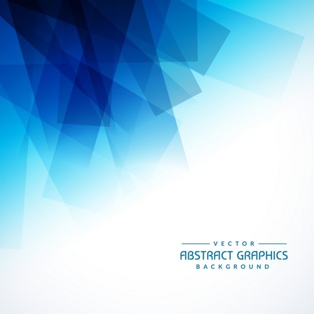 Fondo de formas azules abstractas
