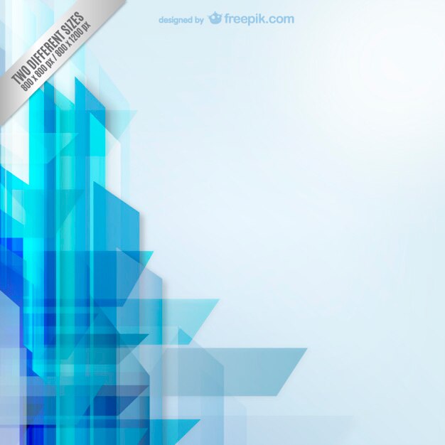 Fondo con formas azules