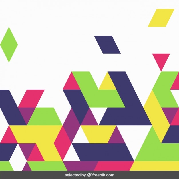 Fondo de formas de colores
