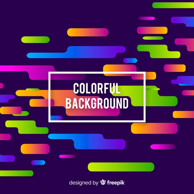 Fondo de formas coloridas