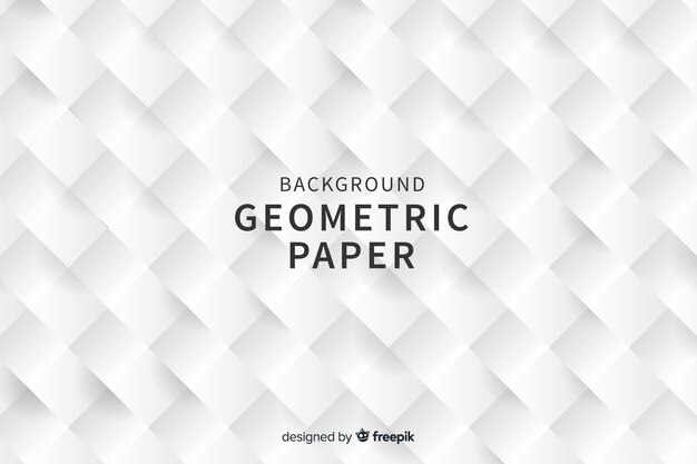 Fondo de formas cuadradas geométricas en estilo de papel