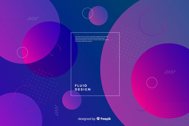 Fondo de formas de estilo geométrico degradado