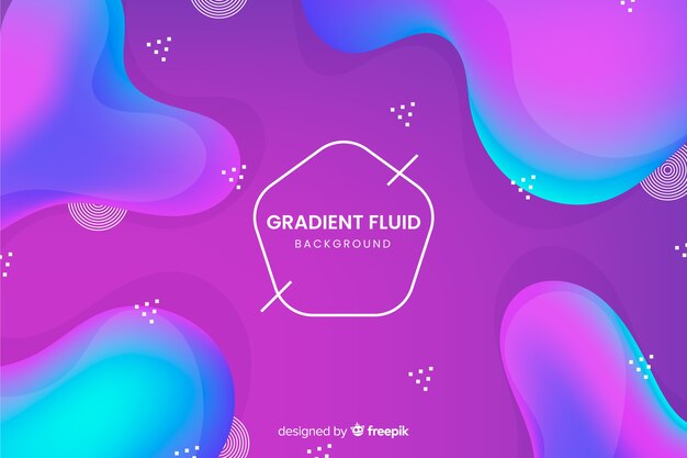Fondo formas fluidas 3d