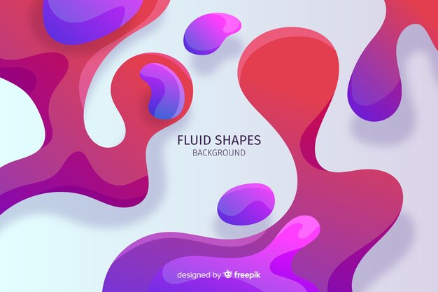 Fondo formas fluidas abstractas