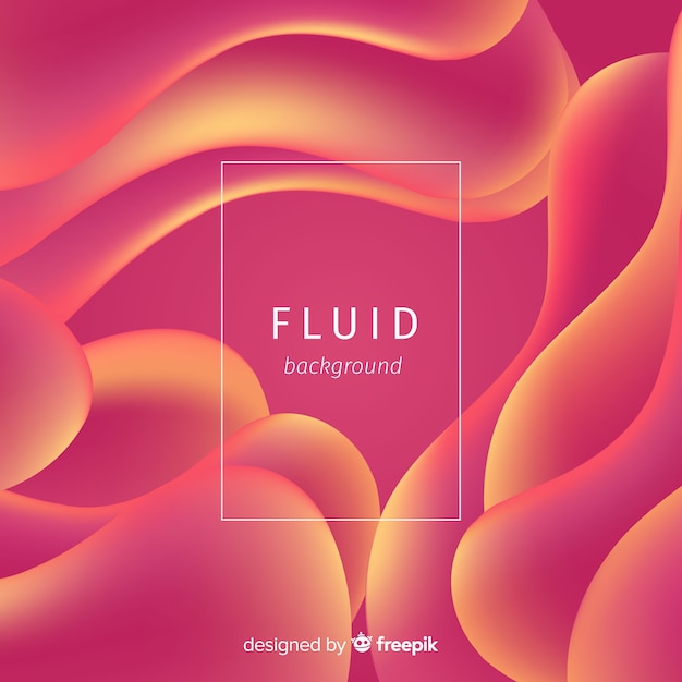 El fondo de las formas fluidas coloridas