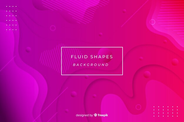 El fondo de las formas fluidas coloridas