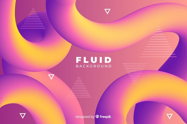 Fondo formas fluidas degradadas