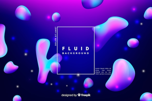 Fondo formas fluidas degradadas