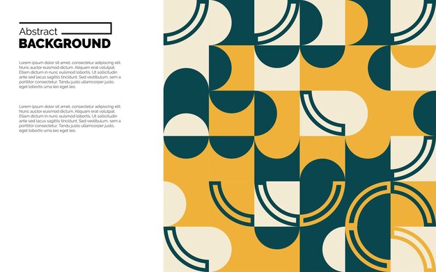 Fondo de formas geométricas abstractas coloridas ilustración vectorial