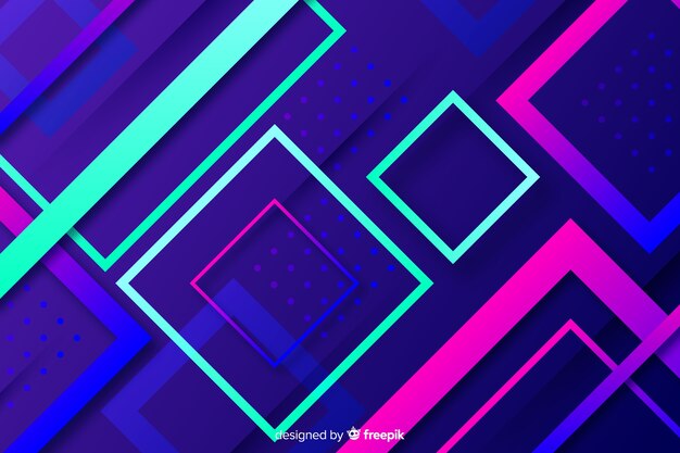 Fondo de formas geométricas abstractas
