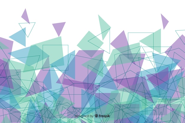 Fondo de formas geométricas abstractas