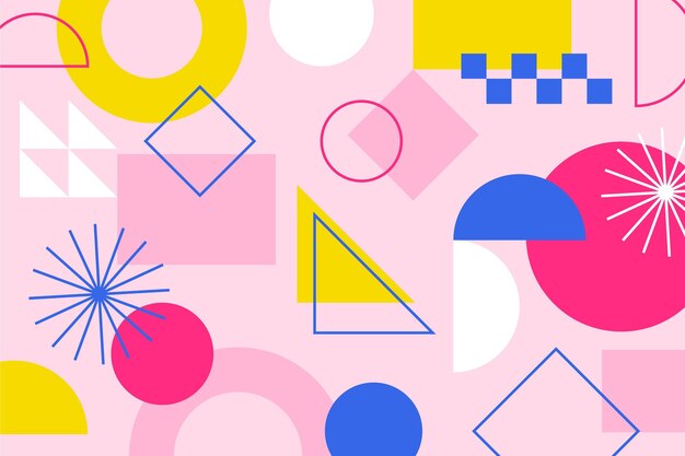 Fondo de formas geométricas abstractas