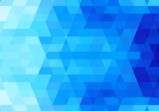 Fondo de formas geométricas azul moderno