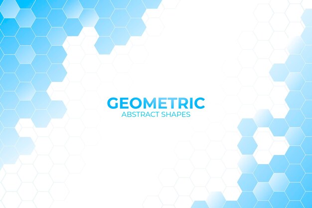Fondo de formas geométricas azules