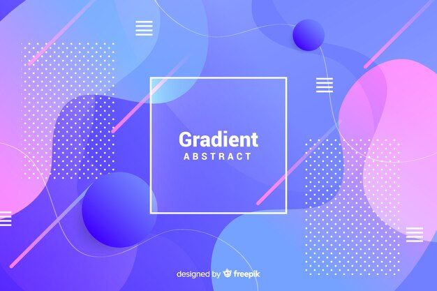 Fondo formas geométricas degradadas