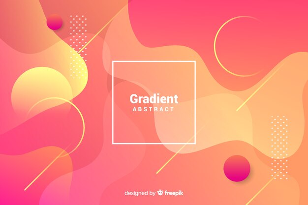 Fondo formas geométricas degradadas