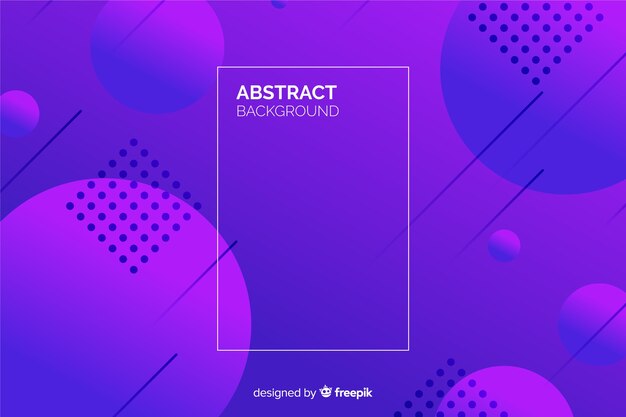Fondo de formas geométricas degradado púrpura