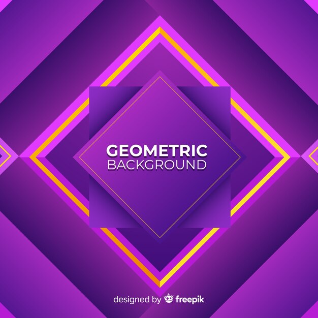Fondo de formas geométricas con degradado