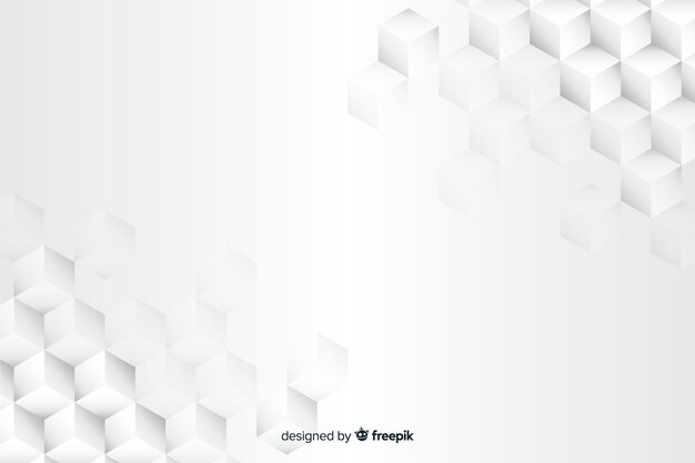 Fondo de formas geométricas en estilo de papel
