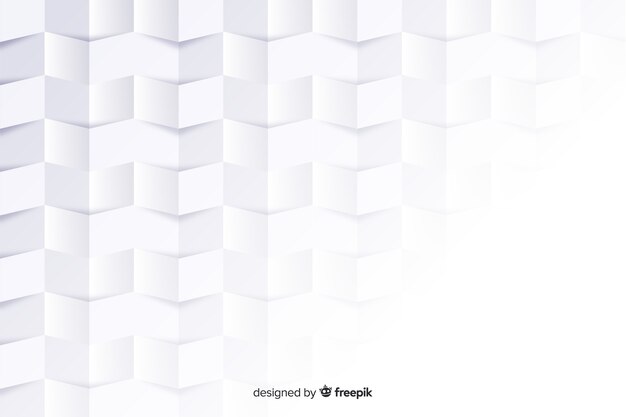 Fondo de formas geométricas en estilo de papel