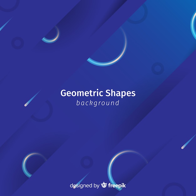 Fondo de formas geométricas de gradiente de colores