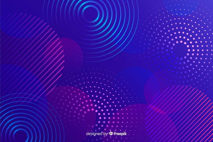 Vector gratuito fondo de formas geométricas en gradiente