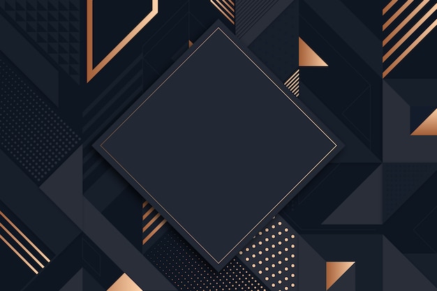Fondo de formas geométricas en gradiente