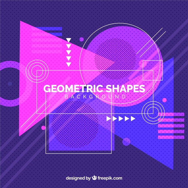 Fondo con formas geométricas