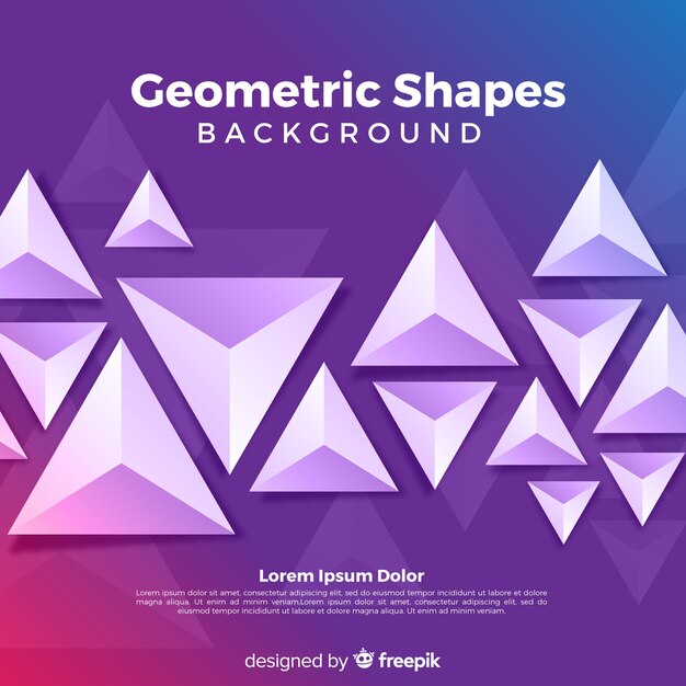 Fondo con formas geométricas