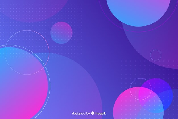 Fondo con formas geométricas