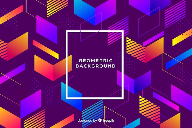 Fondo de las formas geométricas
