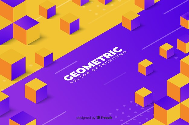 Fondo con formas geométricas