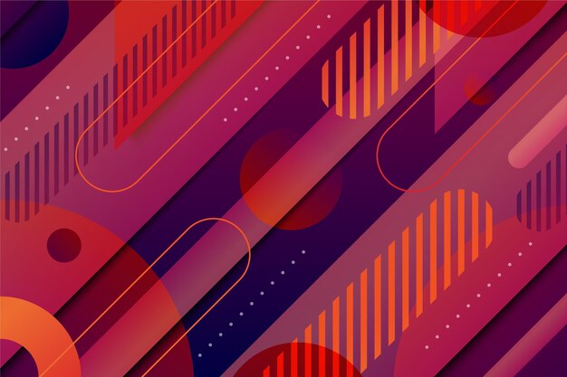 Fondo de formas superpuestas