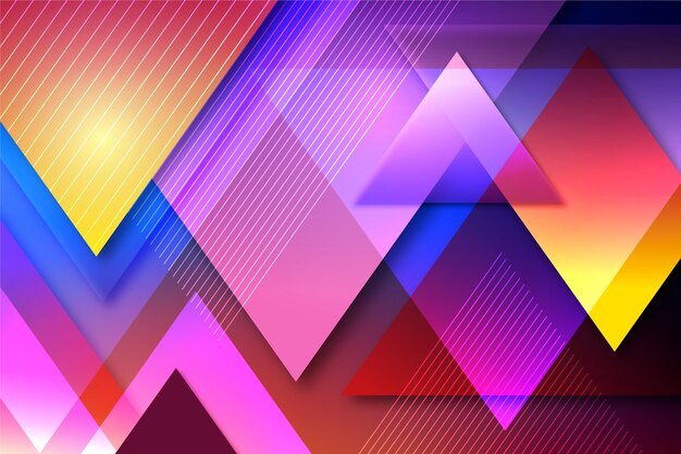 Fondo de formas superpuestas