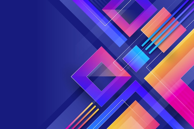 Fondo de formas superpuestas