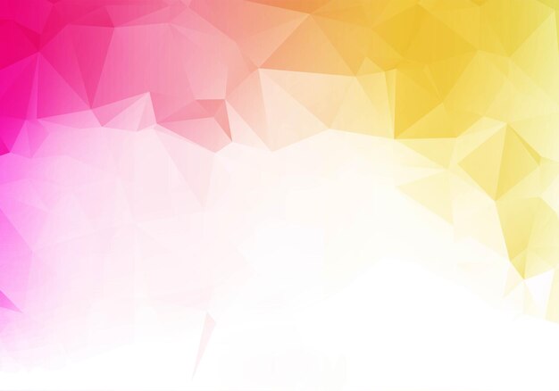 Fondo de formas de triángulo colorido polivinílico bajo abstracto