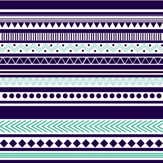 Vector gratuito fondo de formas tribales
