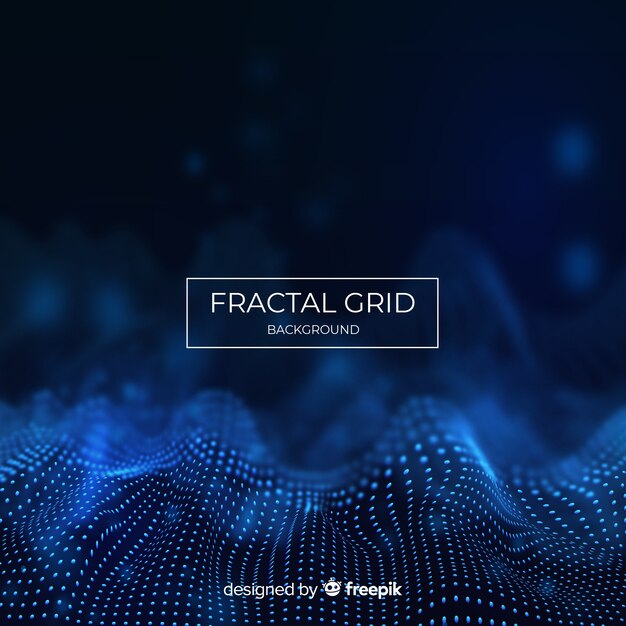 Fondo fractal mallado