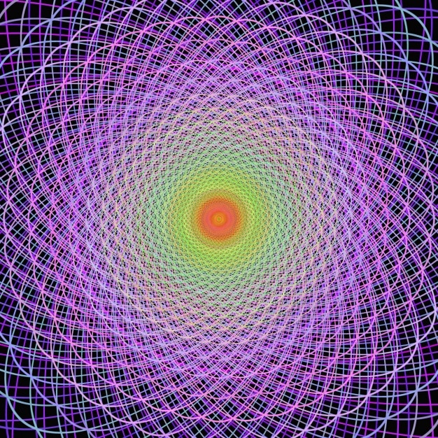 Fondo fractal multicolor