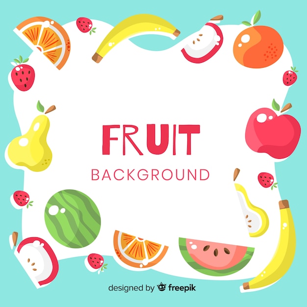 Fondo fruta colorida