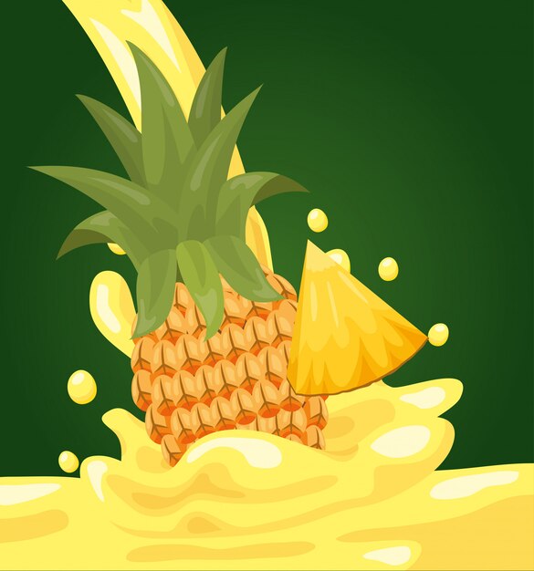 Fondo de frutas tropicales