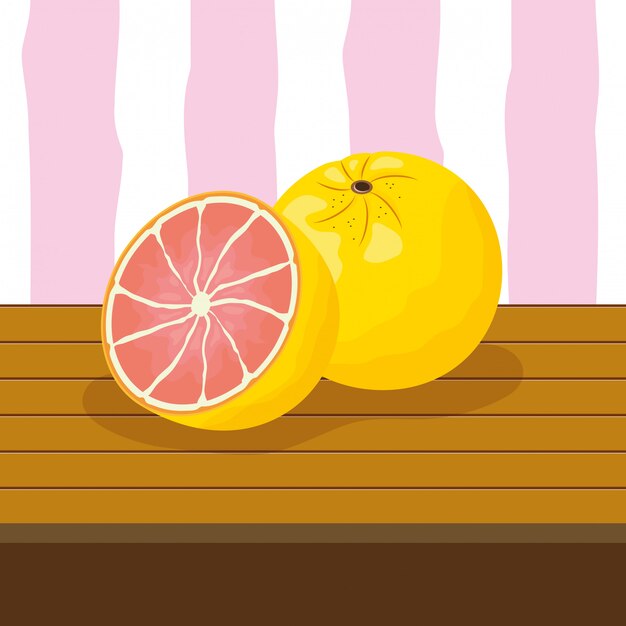 Vector gratuito fondo de frutas tropicales