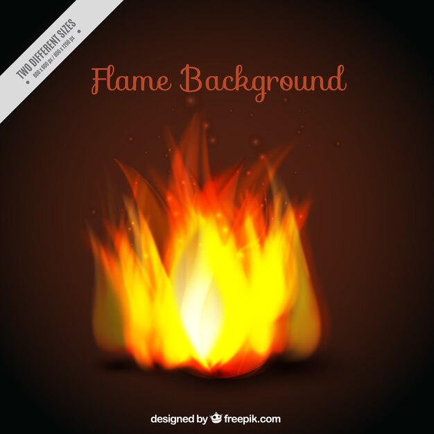 Fondo de fuego brillante