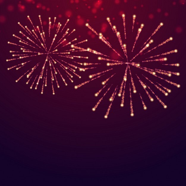 Fondo con fuegos artificiales para diwali