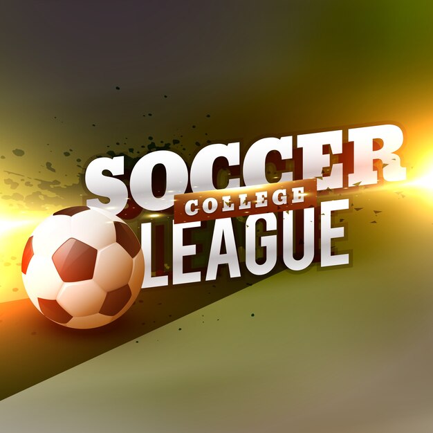 Fondo de fútbol de colegio