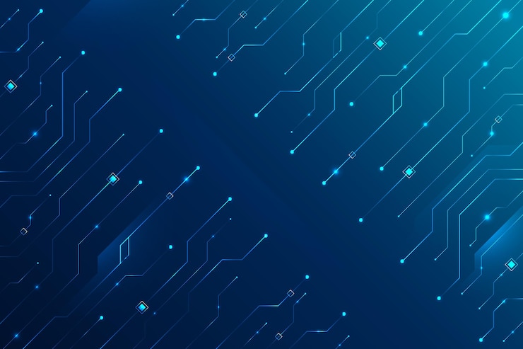 Vector gratuito fondo futurista degradado con concepto de conexión