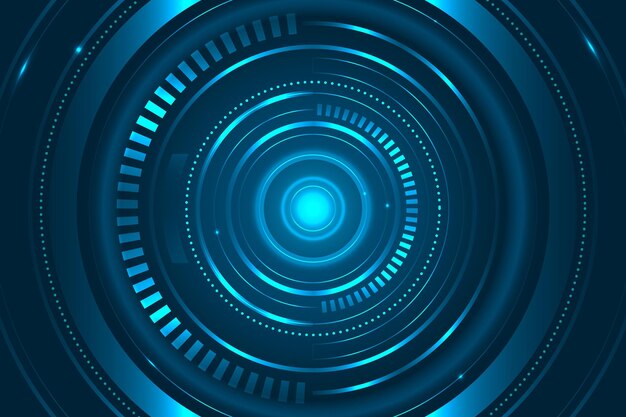 Fondo futurista degradado con concepto de conexión